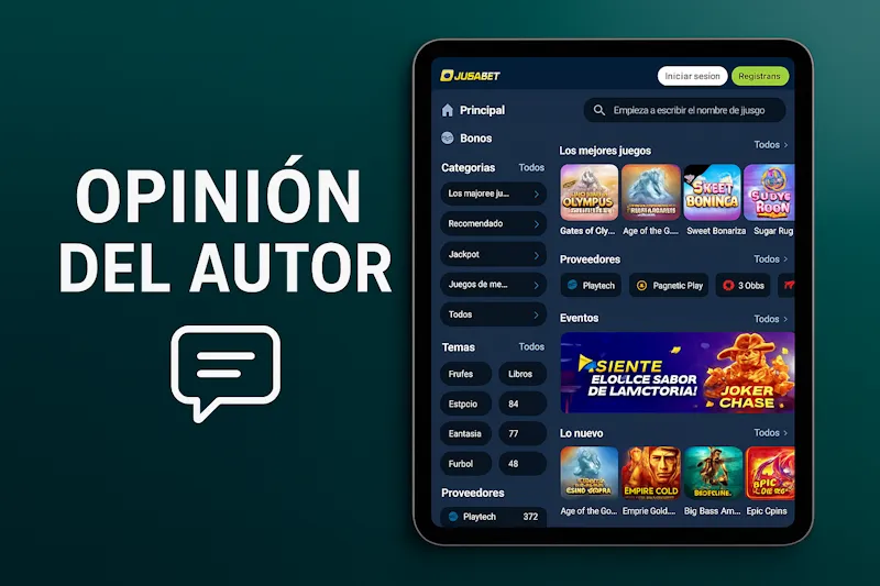 Jugabet oficial — opinión del autor